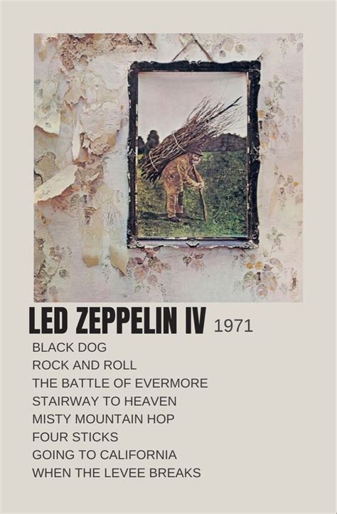 Led Zeppelin - Led Zeppelin IV (Remaster) (1971)Track List:0:00 Black Dog4:55 Rock and Roll8:35 The Battle of Evermore14:27 Stairway to Heaven22:32 …